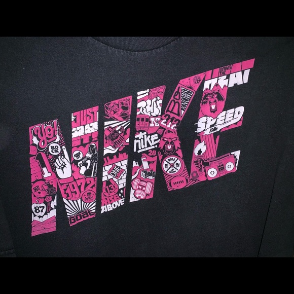Nike T-shirt graphic pink tee shirt basketball XL - Picture 2 of 4